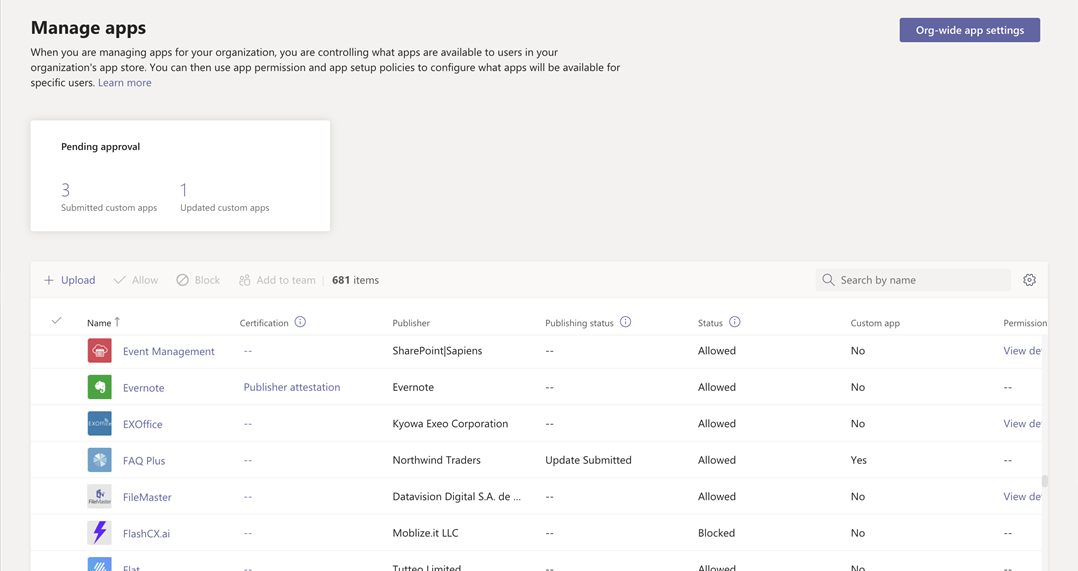 manage apps and users in one centralised location! Teams Admin center